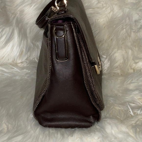 Coach Madison Sadie Flap Leather Satchel Bag Purse - Picture 9 of 16